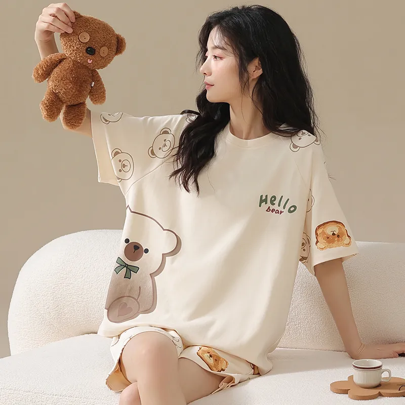 Pretty lady Women's Pajama Sets-4