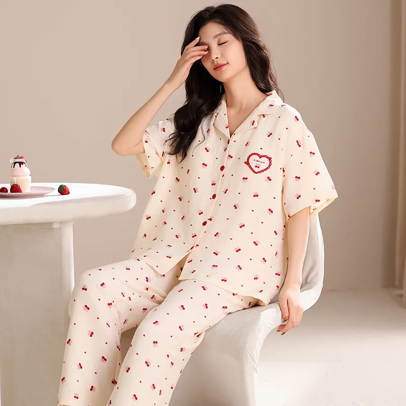 Pretty lady Women's Pajama Sets-3
