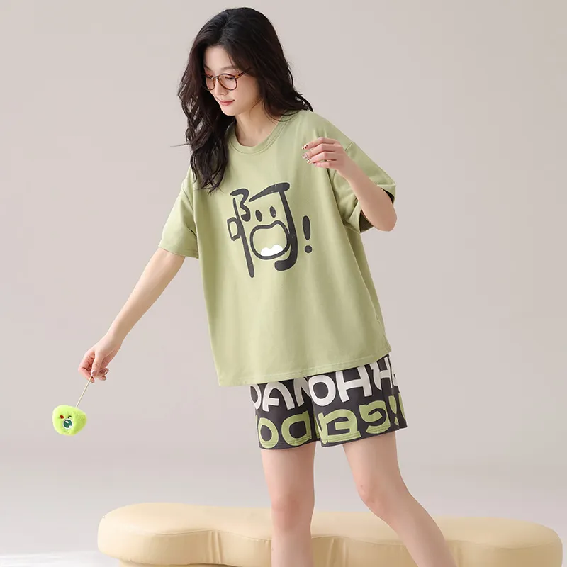Pretty lady Women's Pajama Sets-3