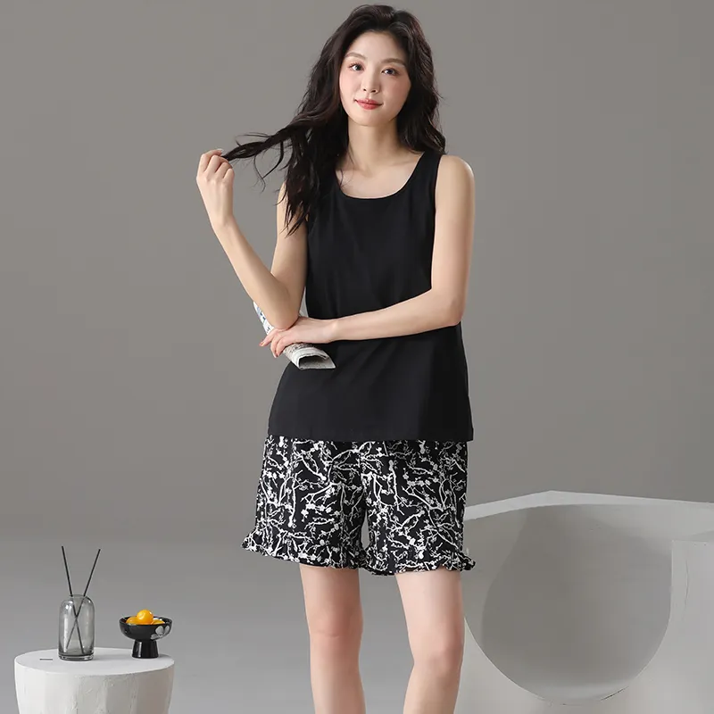 Pretty lady Women's Pajama Sets-4
