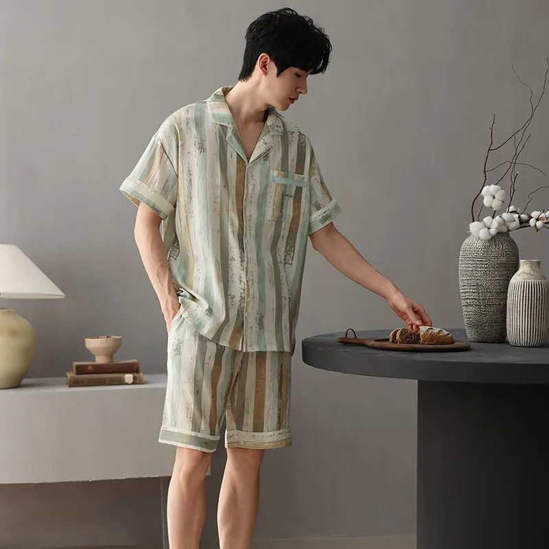 Pretty lady Men Pajama Sets-3