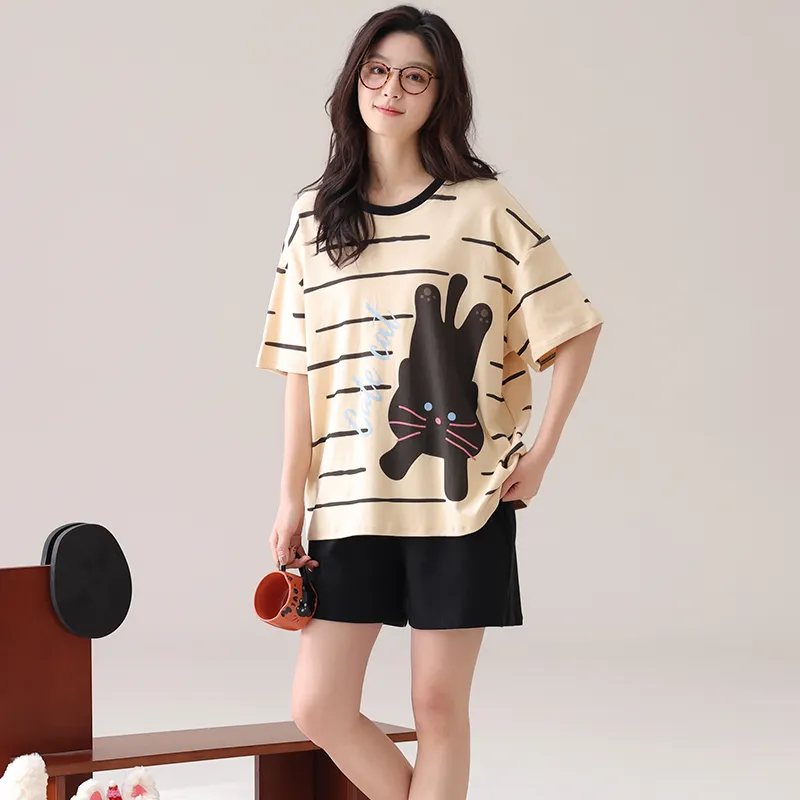 Pretty lady Women's Pajama Sets-3