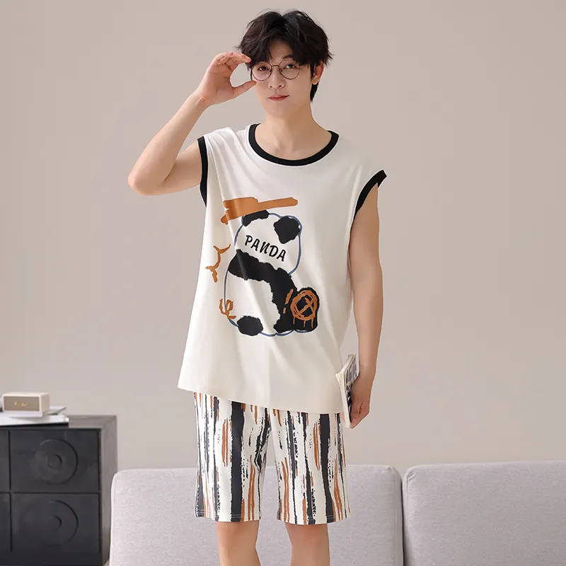 Pretty lady Men Pajama Sets-1