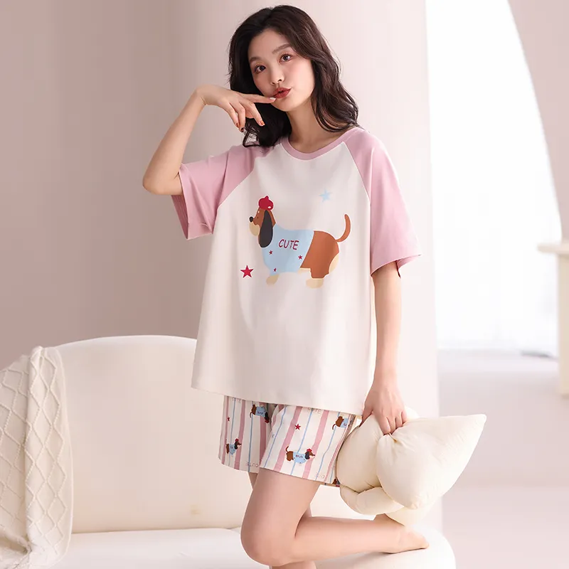 Pretty lady Women's Pajama Sets-3