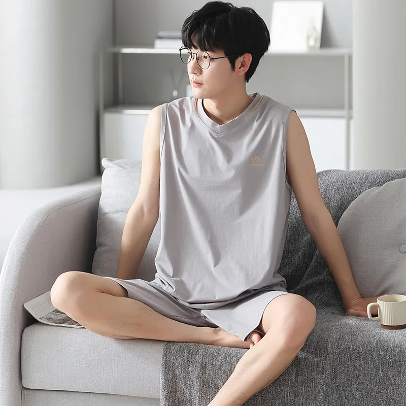 Pretty lady Men Pajama Sets-5