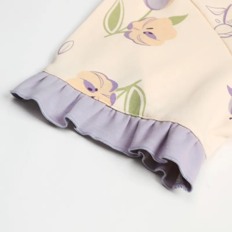 Pretty Lady Pajama Set Women's Light Purple-5