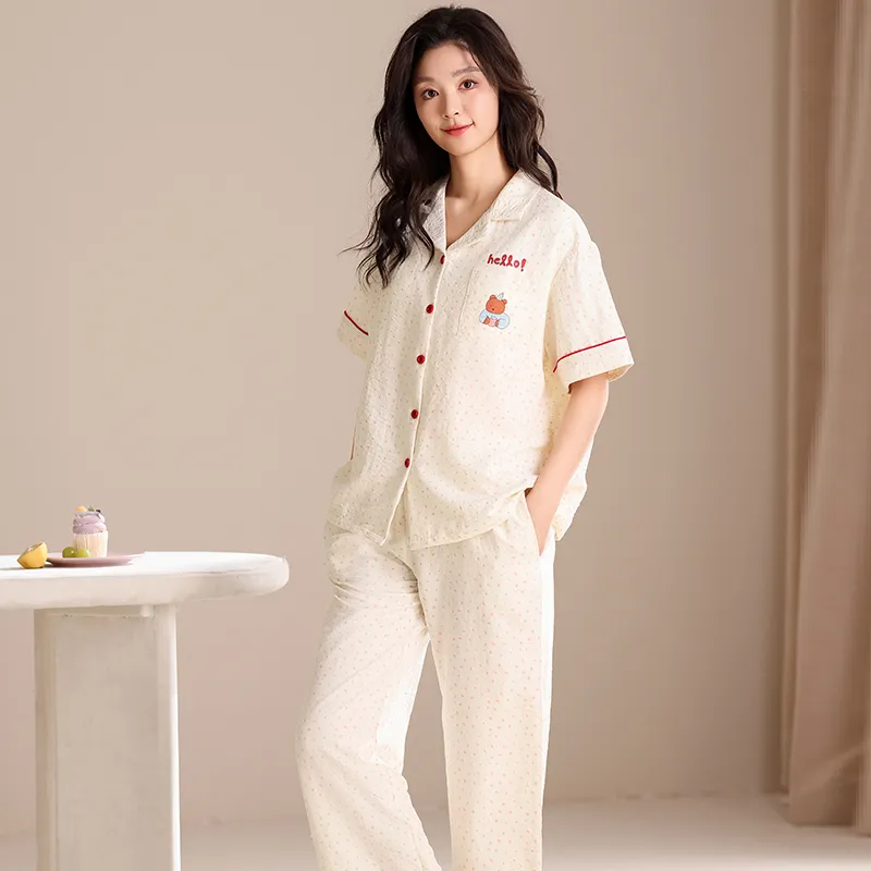 Pretty lady Women's Pajama Sets-4