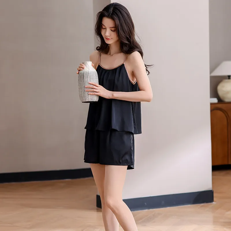 Pretty lady Women's Pajama Sets-3