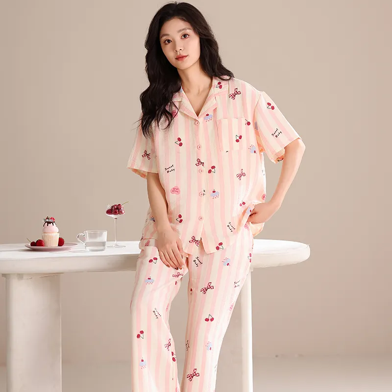 Pretty lady Women's Pajama Sets-3