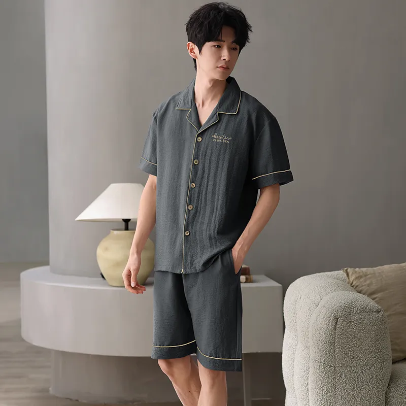 Pretty lady Men Pajama Sets-4