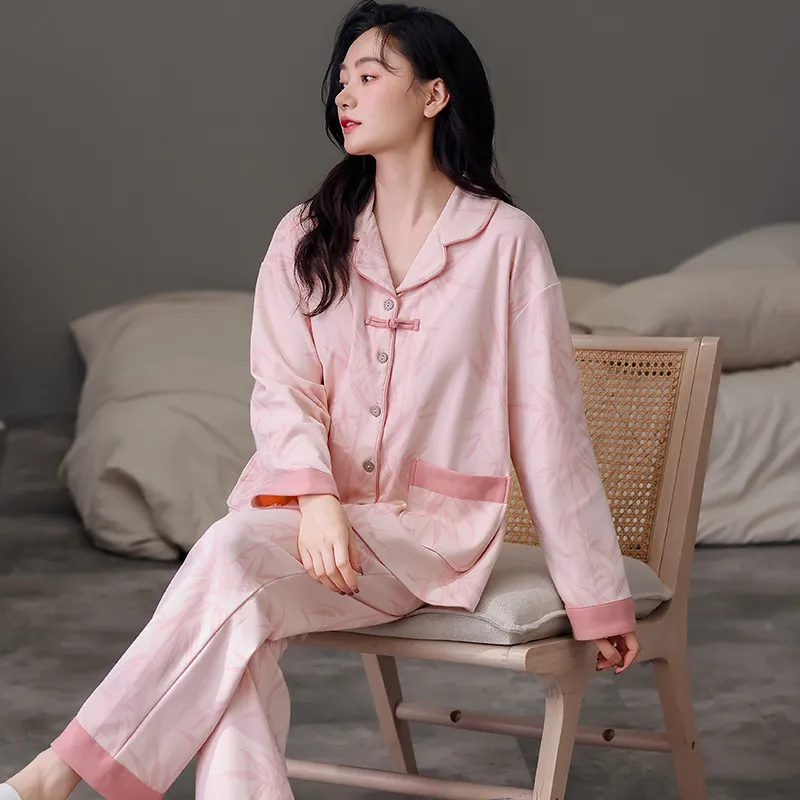 Pretty Lady Pajama Set Women's Dusty Pink-3