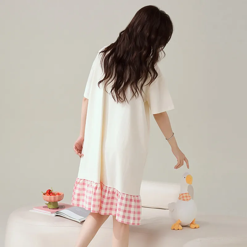 Pretty Lady Nightgown Women's White-1