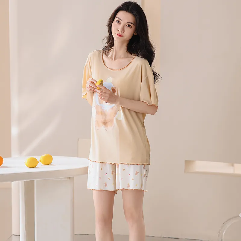 Pretty lady Women's Pajama Sets-4