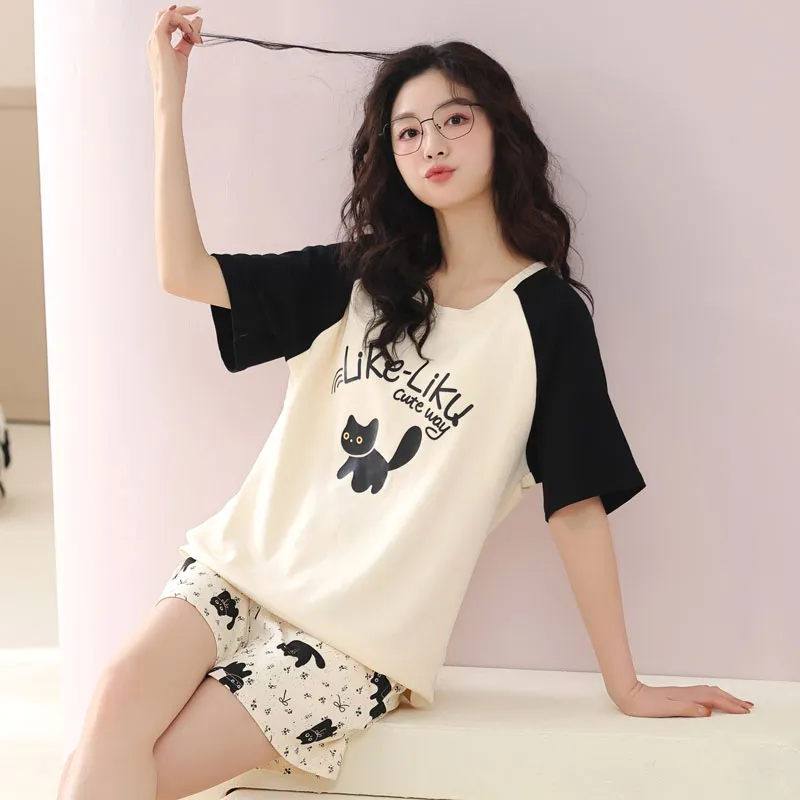 Pretty lady Women's Pajama Sets-4