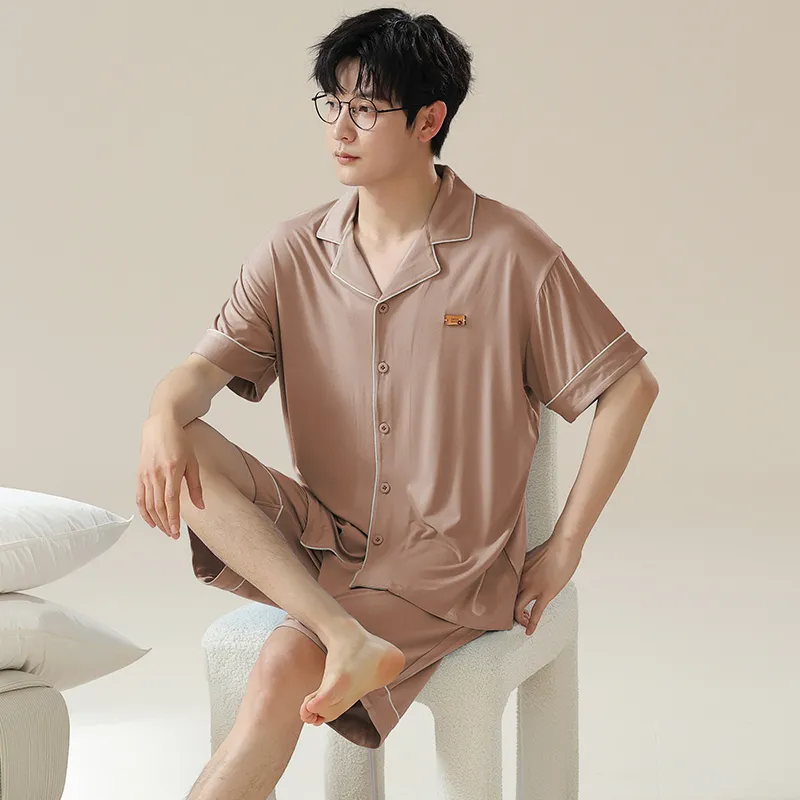 Pretty lady Men Pajama Sets-5