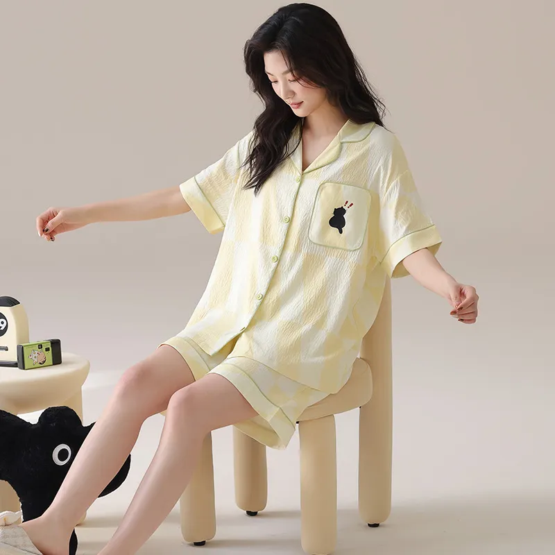 Pretty lady Women's Pajama Sets-4