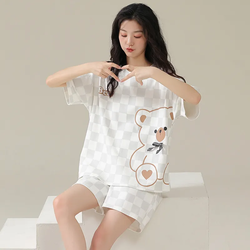 Pretty lady Women's Pajama Sets-4