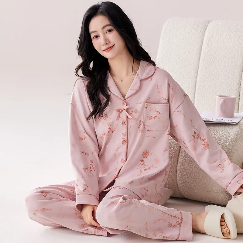 Pretty Lady Pajama Set Women's Light Pink-5