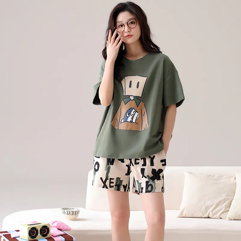 Pretty lady Women's Pajama Sets-3