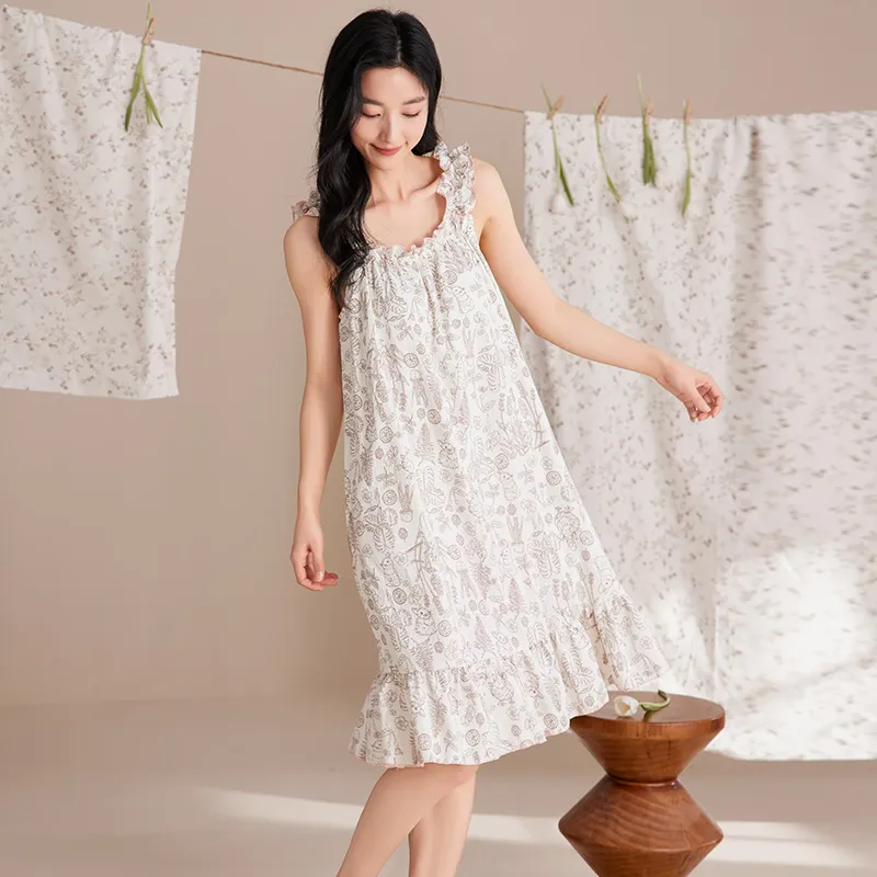 Pretty lady Women's Nightgowns-3