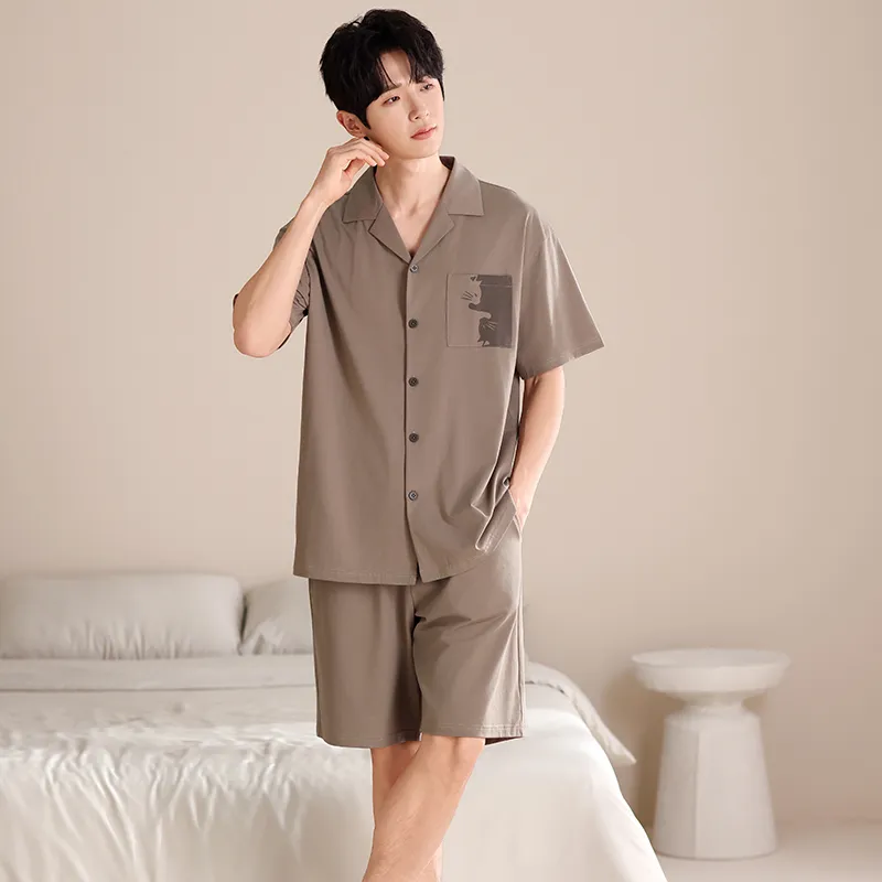 Pretty lady Men Pajama Sets-2