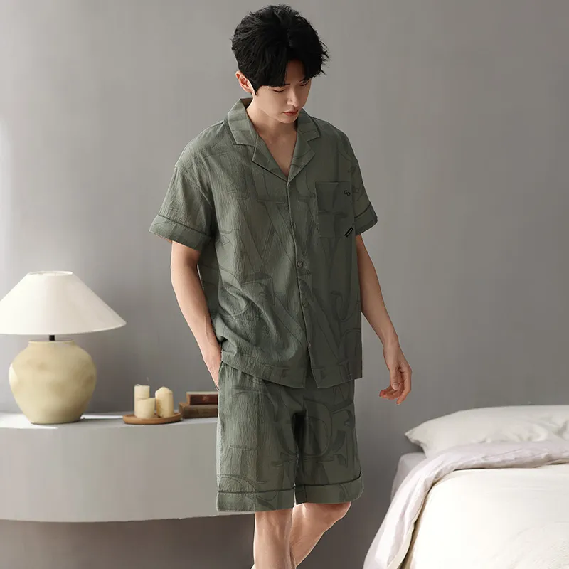 Pretty lady Men Pajama Sets-4