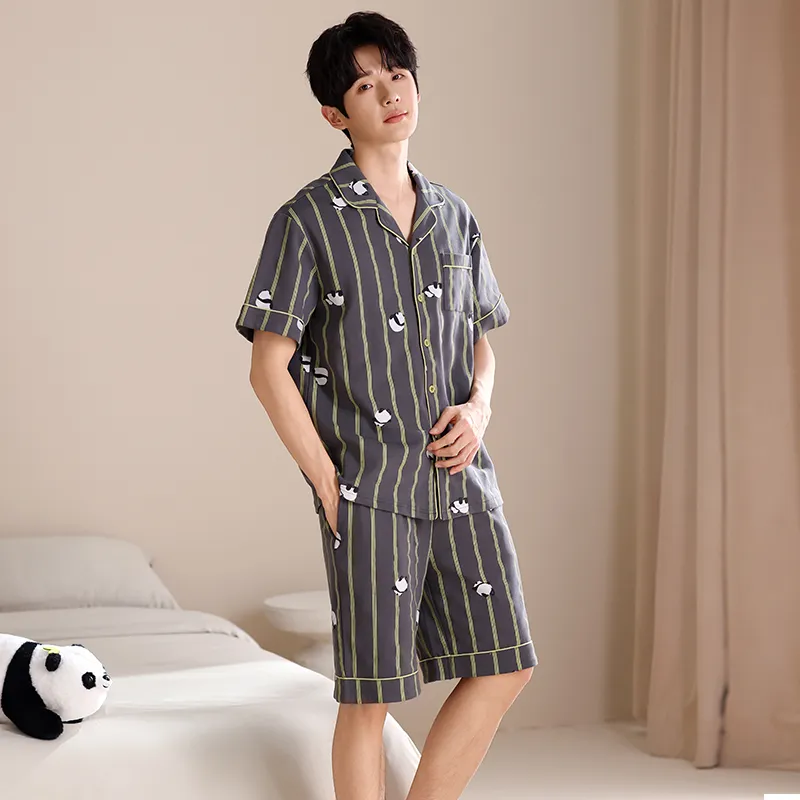Pretty lady Men Pajama Sets-3