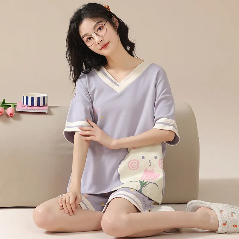 Pretty lady Women's Pajama Sets-2