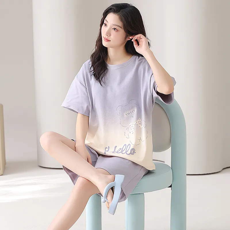 Pretty lady Women's Pajama Sets-4