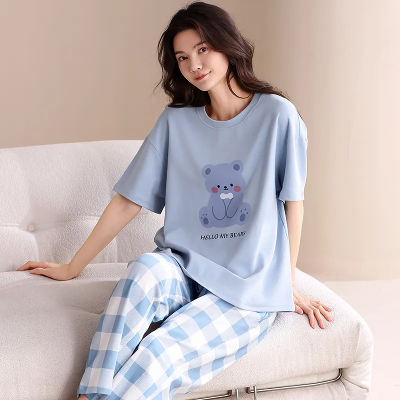Pretty lady Women's Pajama Sets-2