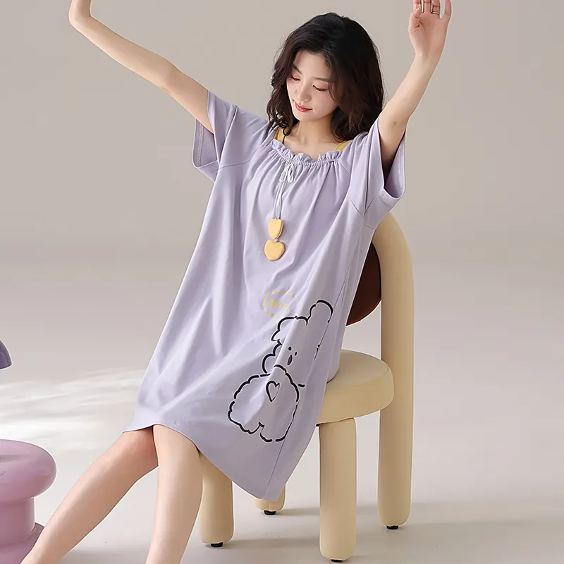 Pretty lady Women's Nightgowns-3