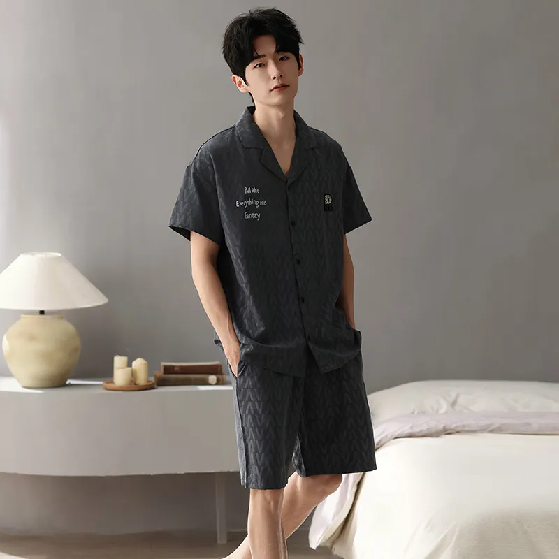 Pretty lady Men Pajama Sets-3