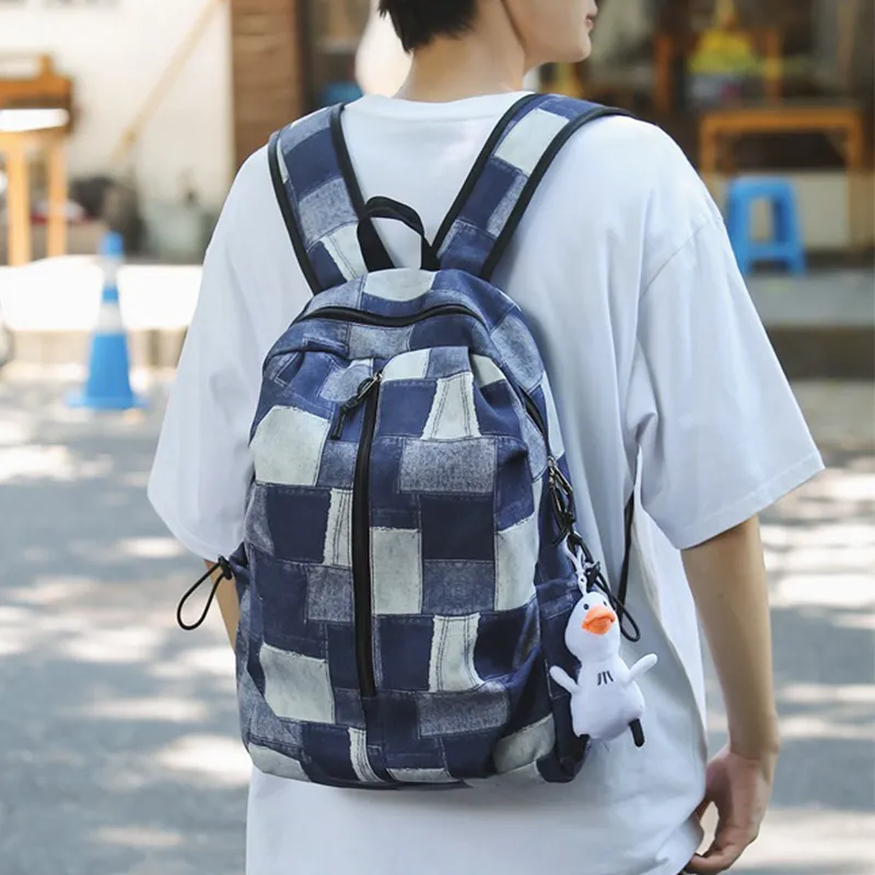 ALNI BITTON PU Backpack Regular Men's Black-11