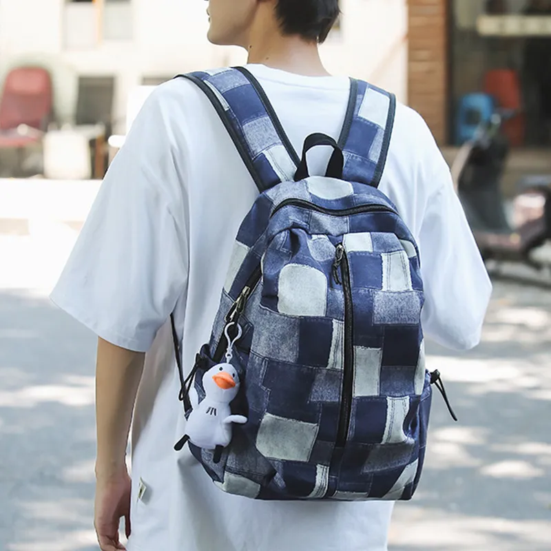 ALNI BITTON PU Backpack Regular Men's Black-12