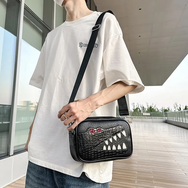 PULUWIRR PU Fanny Pack, Camera Bag, Sling Bag, Crossbody Bag, Shoulder Bag Regular Unisex Black/Brown-9