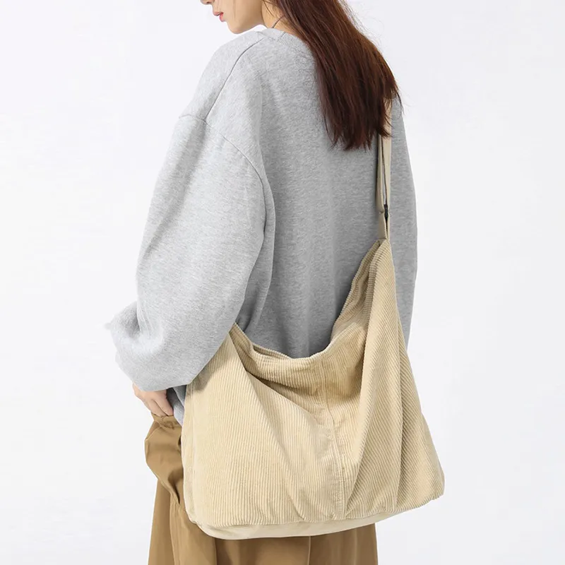 ALNI BITTON Corduroy Small Square Bag Shoulder Bag Crossbody Bag Regular Men's Ecru/Black/Green/Light Brown-1