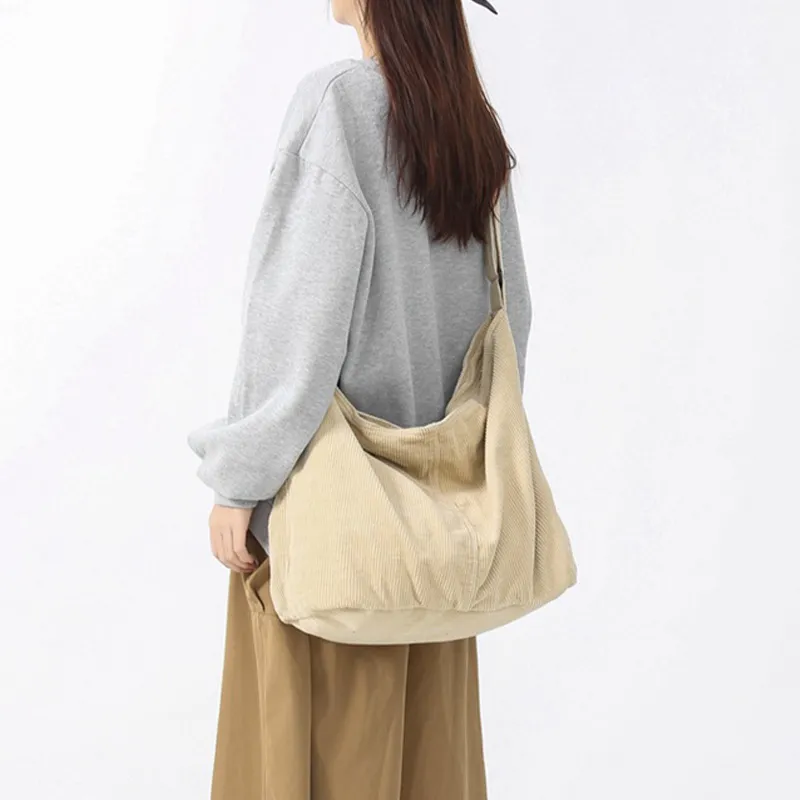 ALNI BITTON Corduroy Small Square Bag Shoulder Bag Crossbody Bag Regular Men's Ecru/Black/Green/Light Brown-2