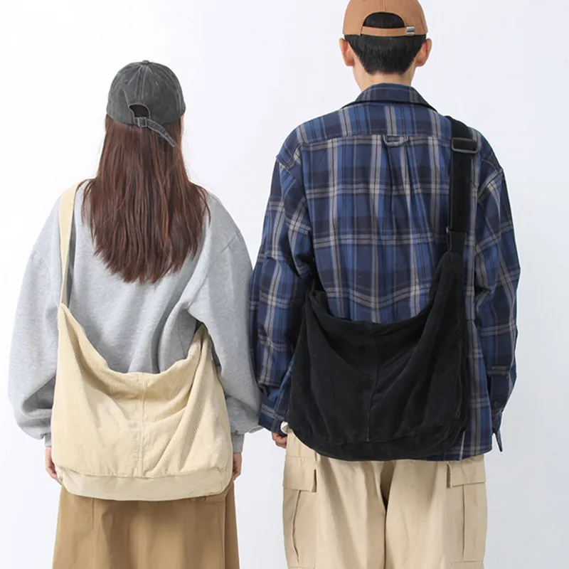 ALNI BITTON Corduroy Small Square Bag Shoulder Bag Crossbody Bag Regular Men's Ecru/Black/Green/Light Brown-8