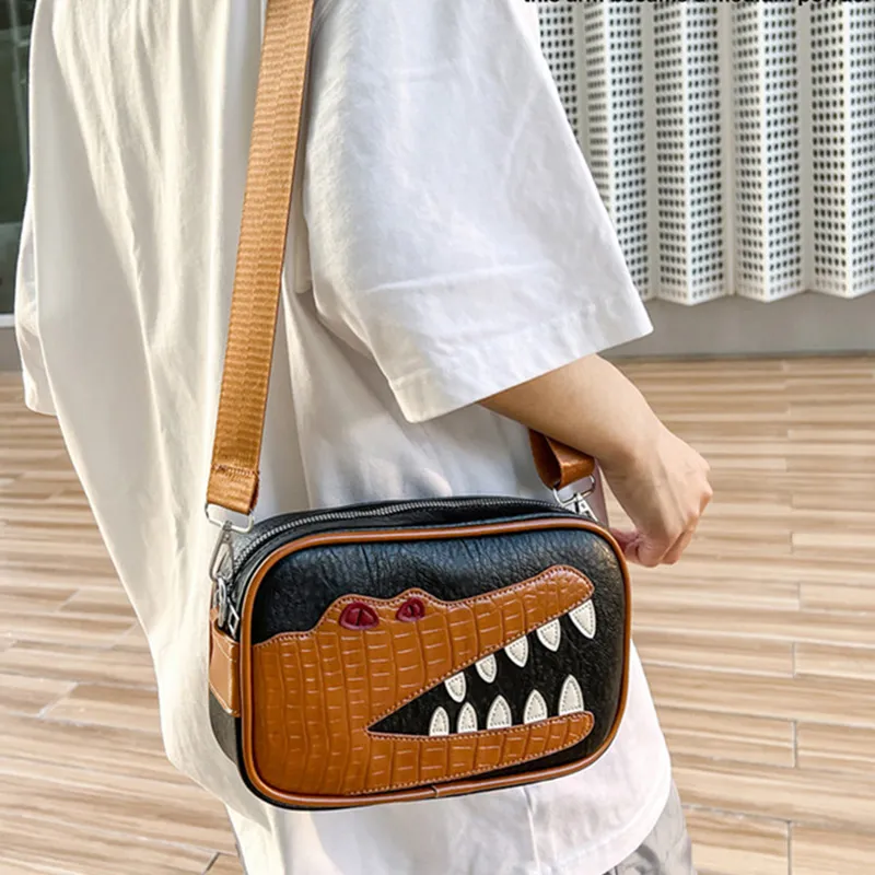 PULUWIRR PU Fanny Pack, Camera Bag, Sling Bag, Crossbody Bag, Shoulder Bag Regular Unisex Black/Brown-27