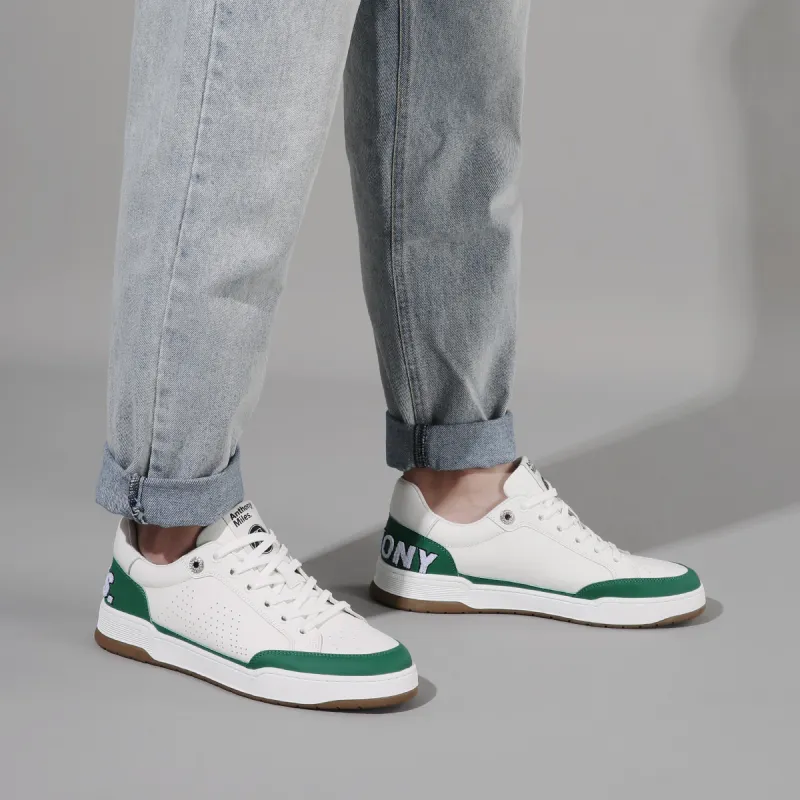 Anthony Miles Low Top Skateboard Shoes Men's White-8
