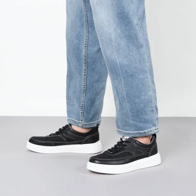 Anthony Miles Slip Resistant Breathable Lightweight Low Top Casual Shoes Men's Black-6