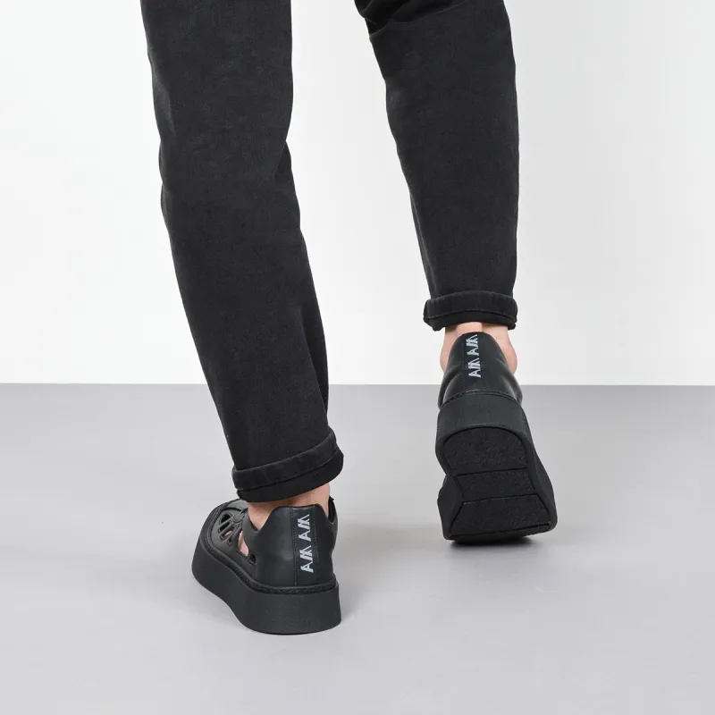 Anthony Miles Low Top Casual Shoes Men's Black-6