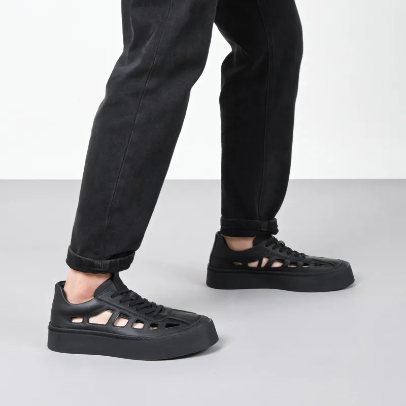 Anthony Miles Low Top Casual Shoes Men's Black-7