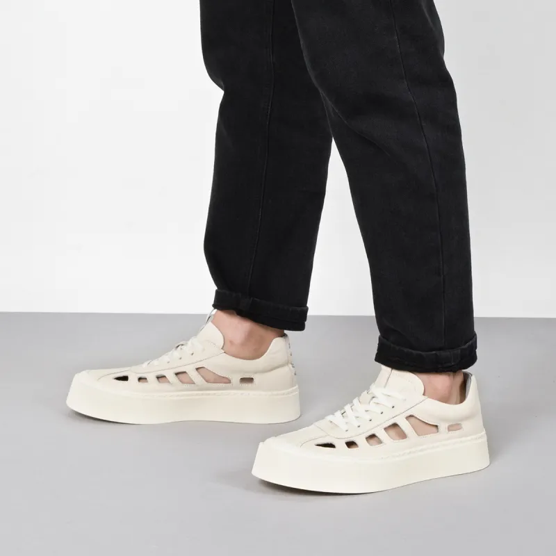 Anthony Miles Casual Skateboard Shoes Men's White-6