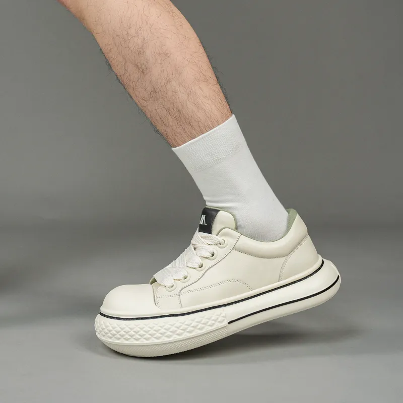 Anthony Miles Low Top Skateboard Shoes Men's White-12