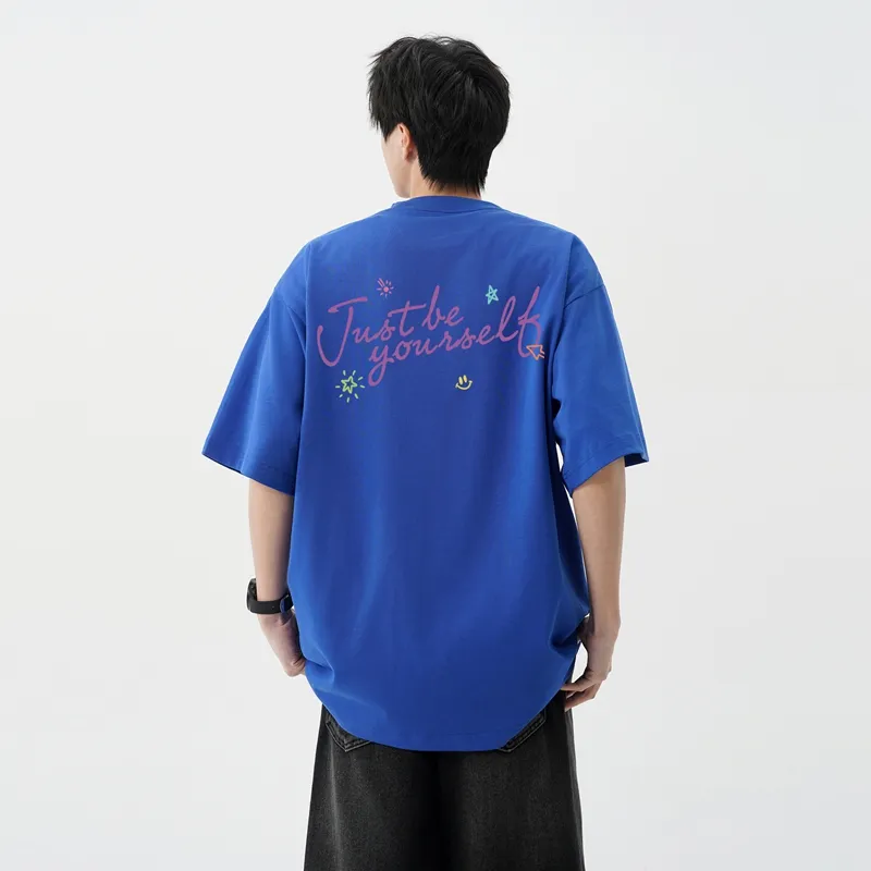 MONTVOO Drop Shoulder Sleeve T Shirt Unisex-18