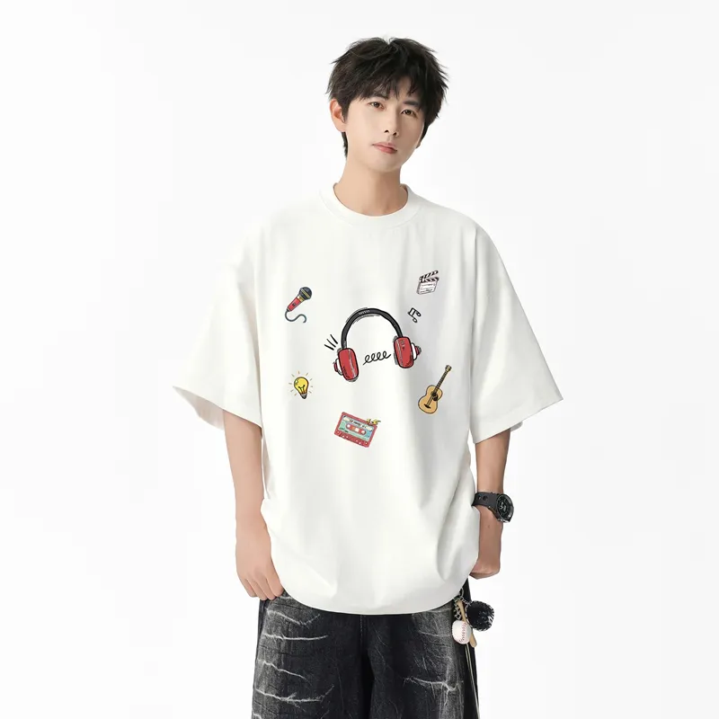 MONTVOO Drop Shoulder Sleeve T Shirt Women's-3