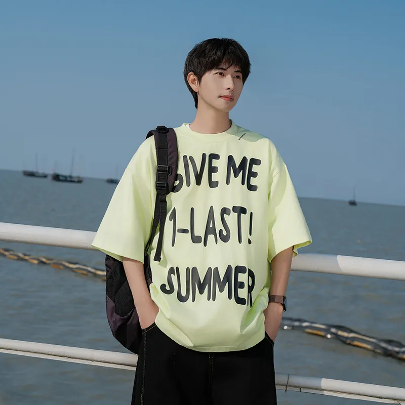MONTVOO Drop Shoulder Sleeve T Shirt Unisex-12