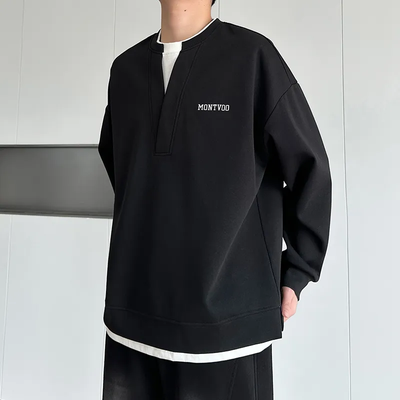 MONTVOO Sweatshirt Unisex Active Black-4