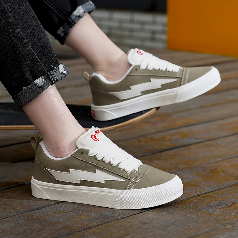 VFTS Anti Slip And Wear Resistant Height Increasing Low Top Skateboard Shoes Unisex-28